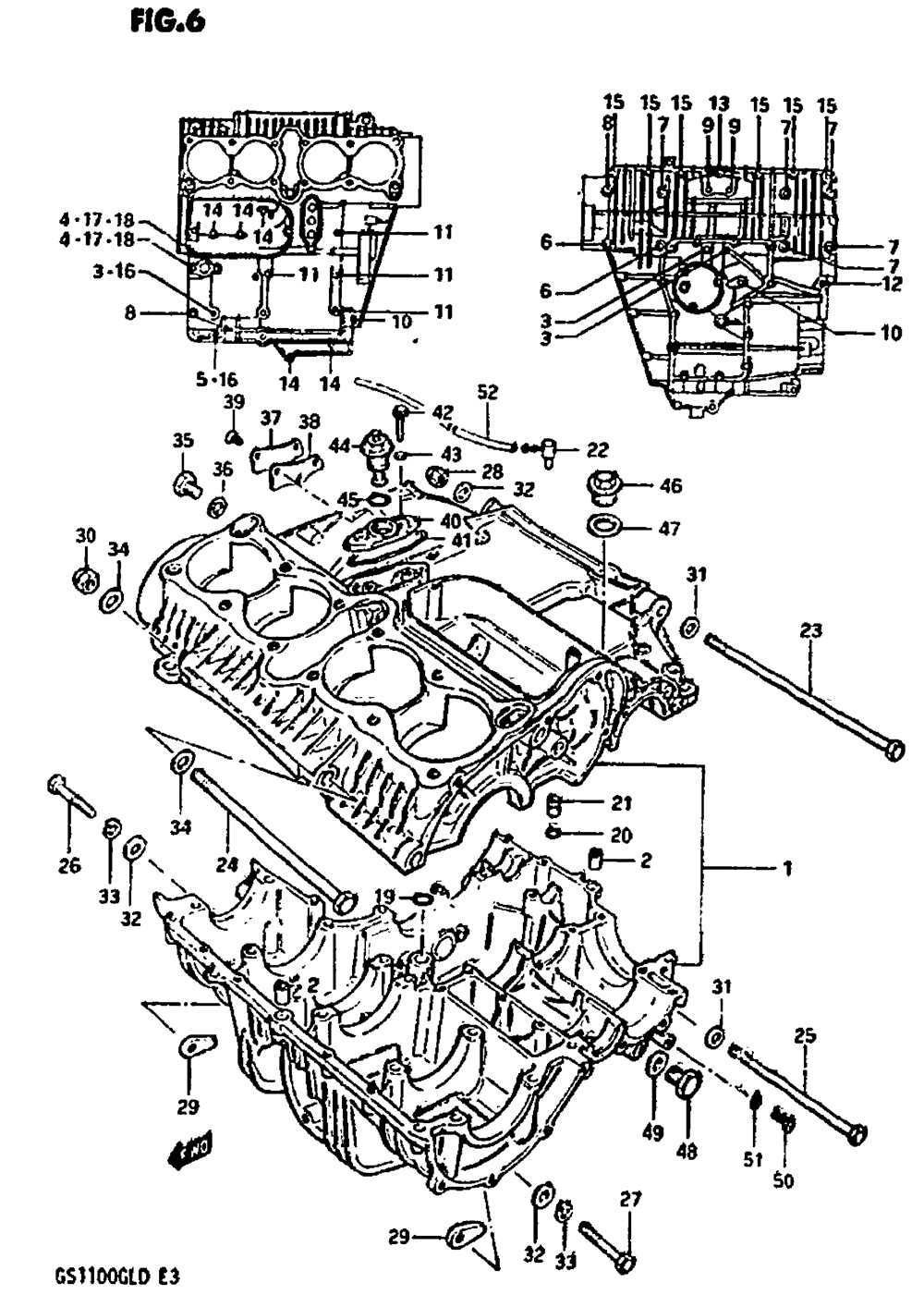 Crankcase (model d)