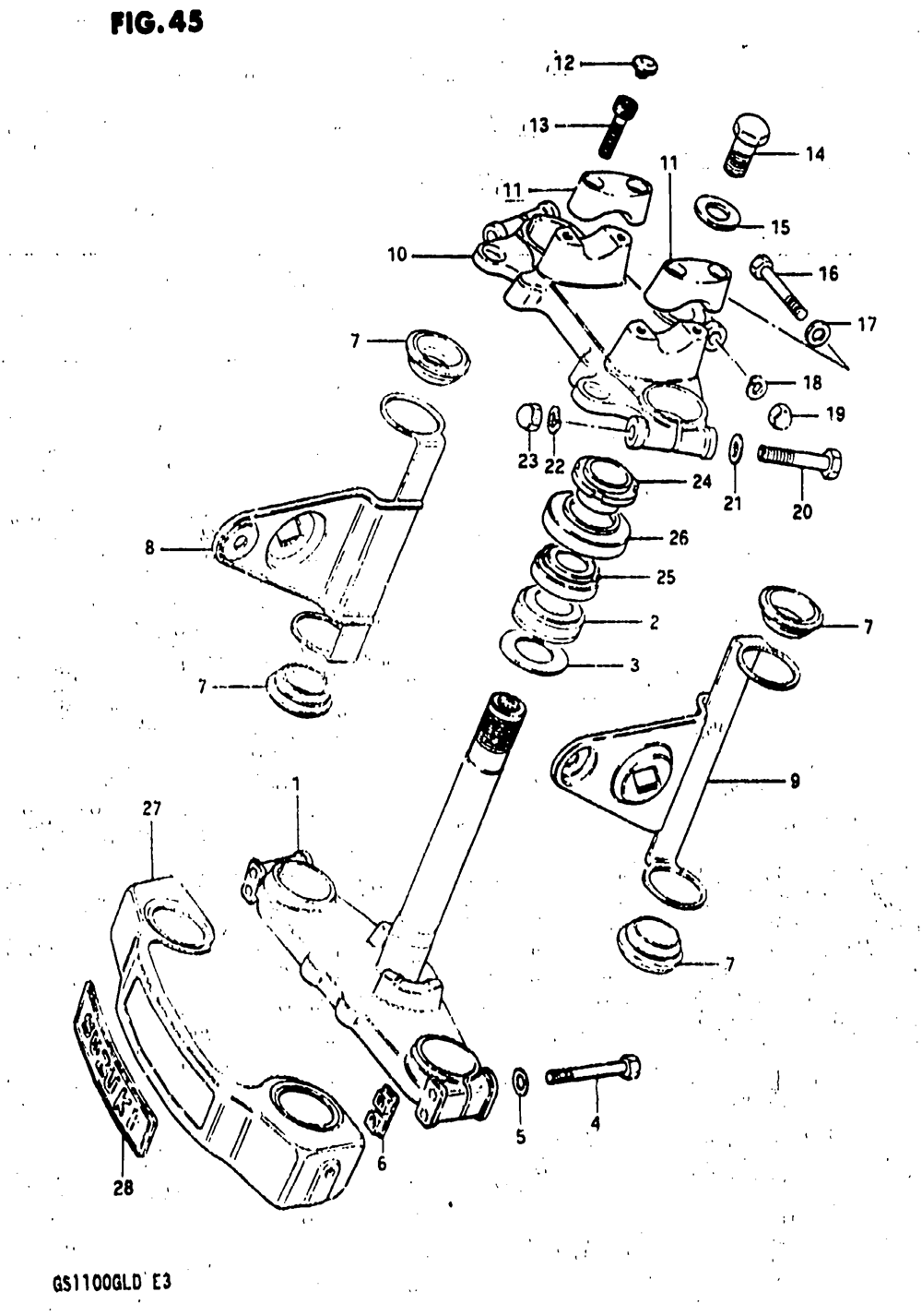 Steering stem (model d)