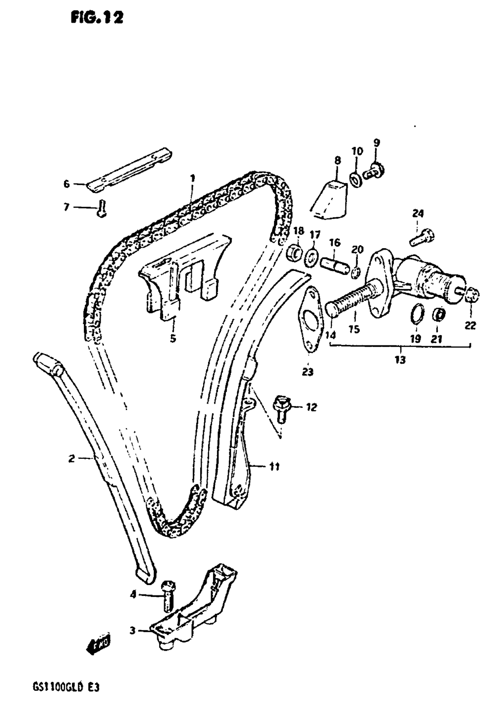 Cam chain (model z)