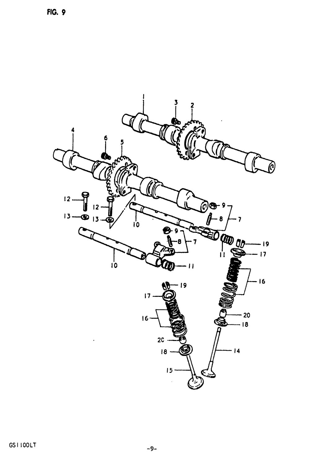 Cam shaft - valve