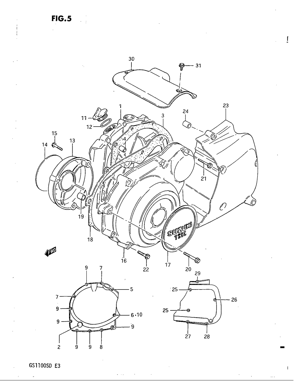 Crankcase cover