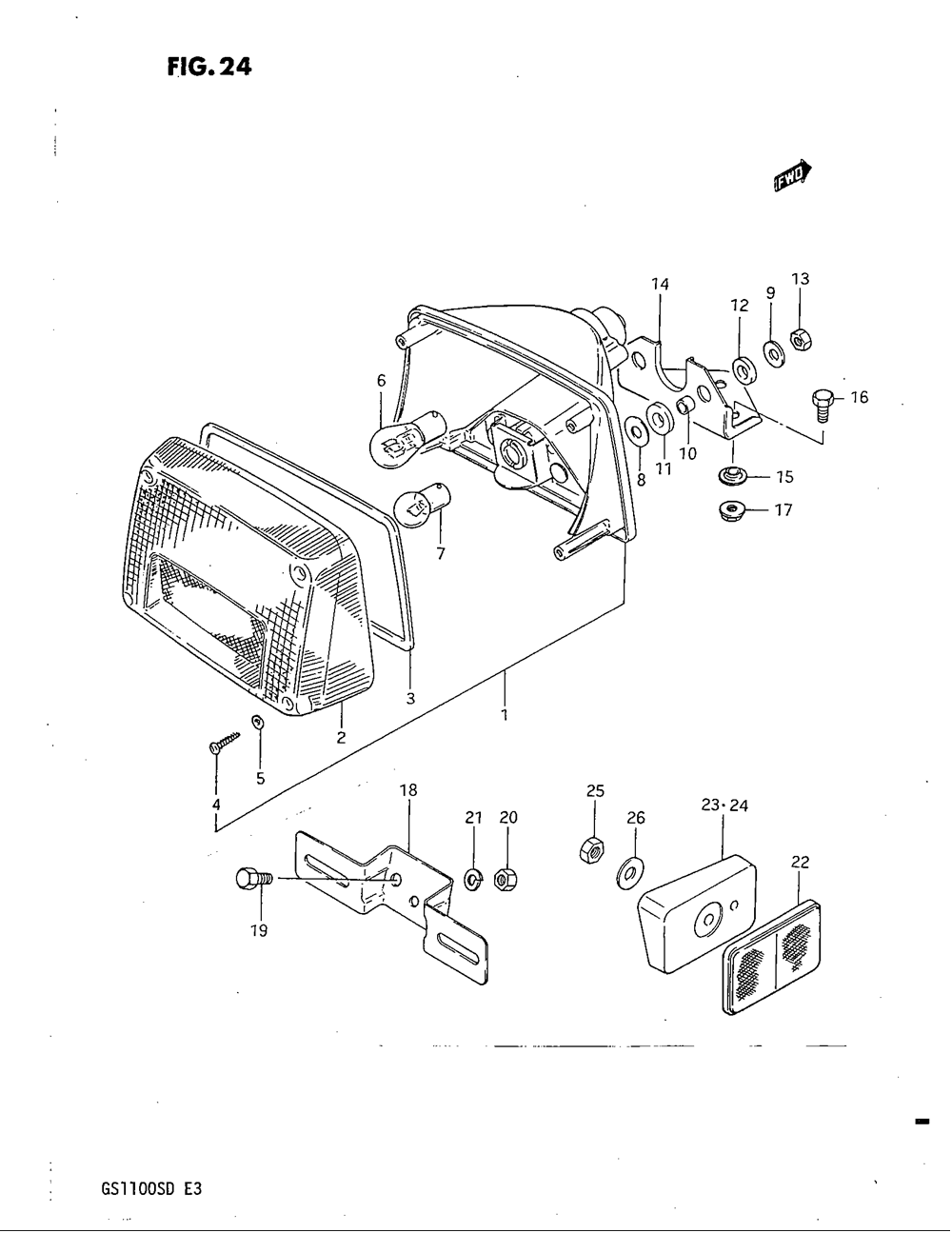 Rear combination lamp