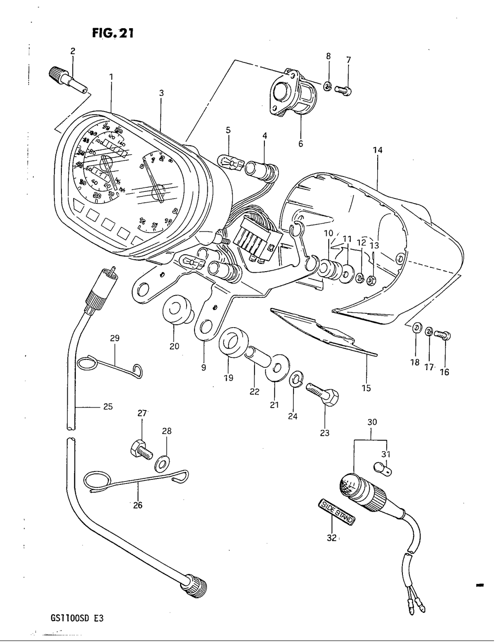 Speedometer - tachometer