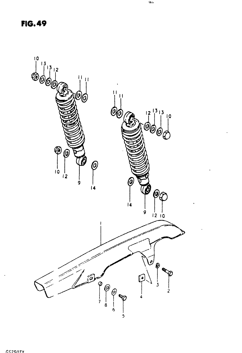 Chain case - shock absorber