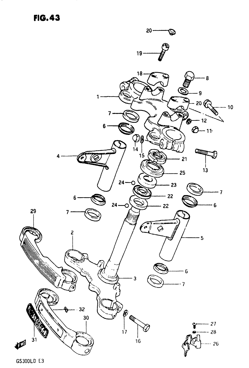 Steering stem