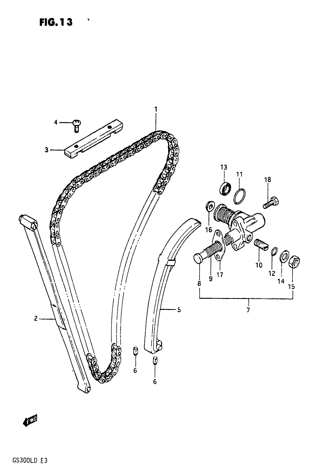 Cam chain (model z)