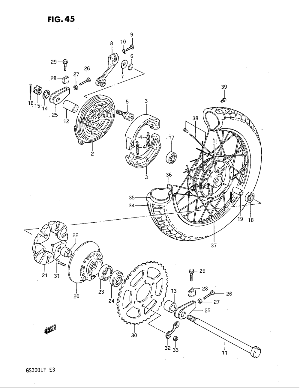 Rear wheel