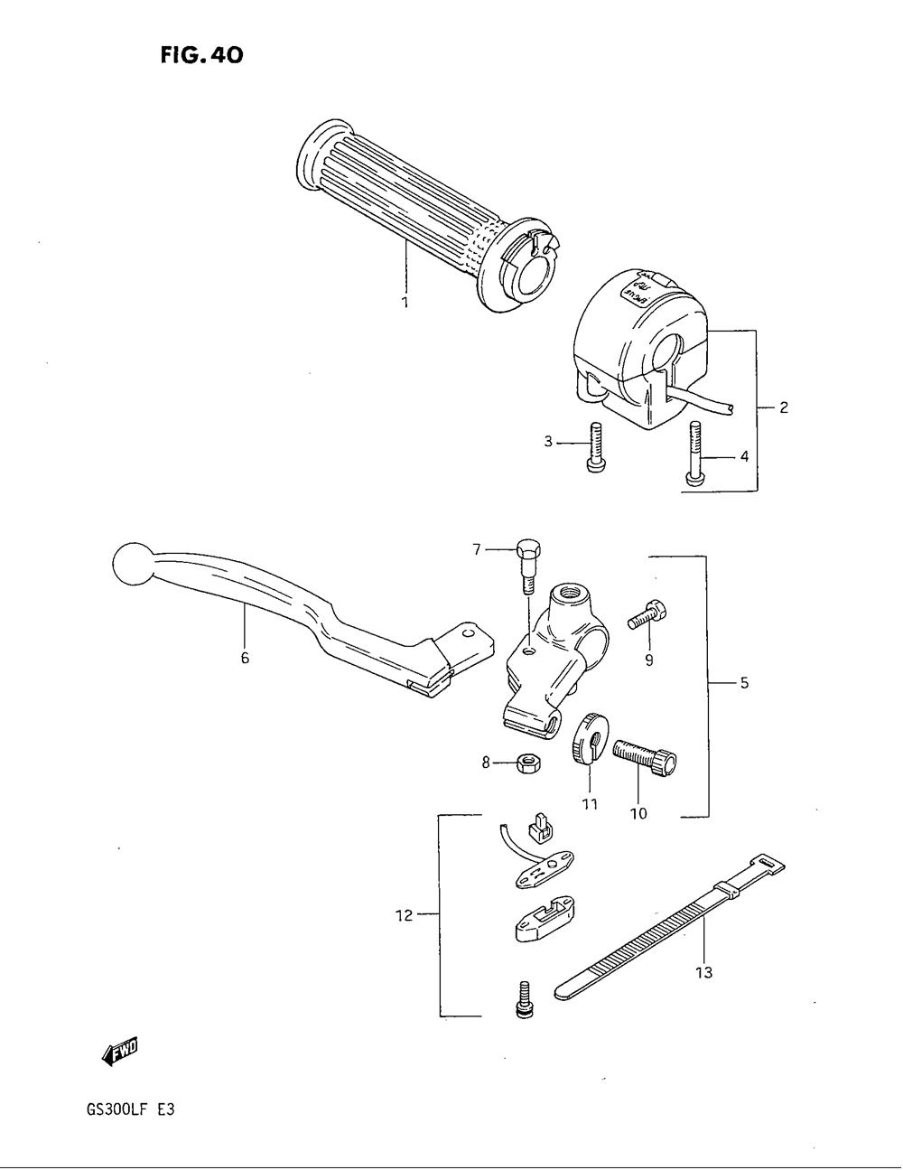 Right handle switch