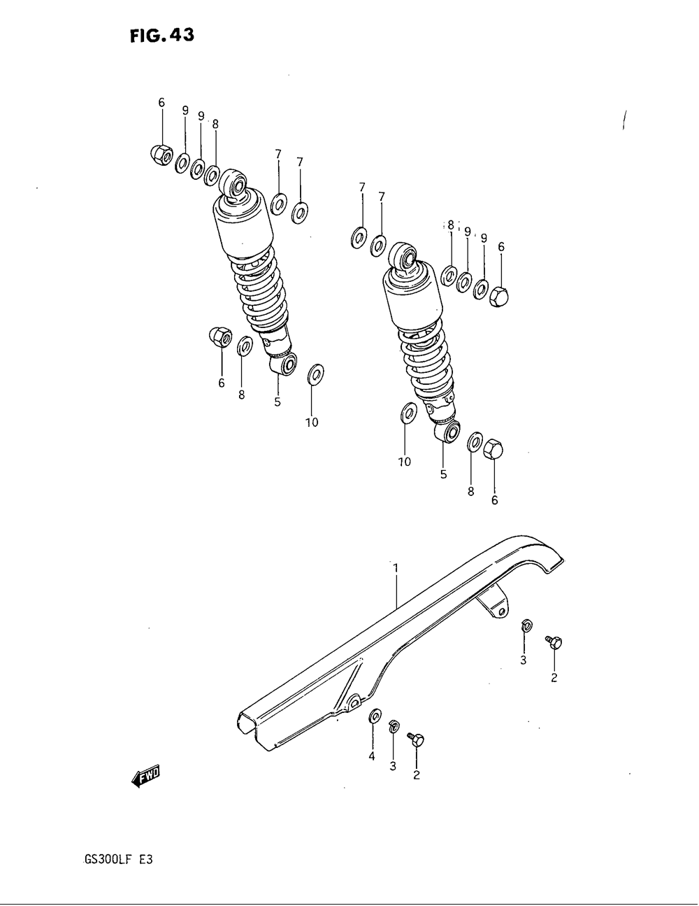 Chain case - shock absorber