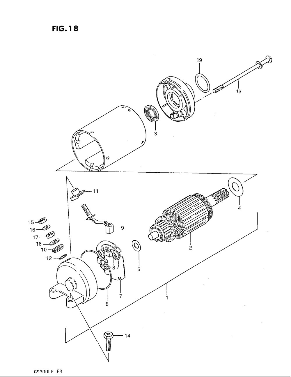 Starting motor