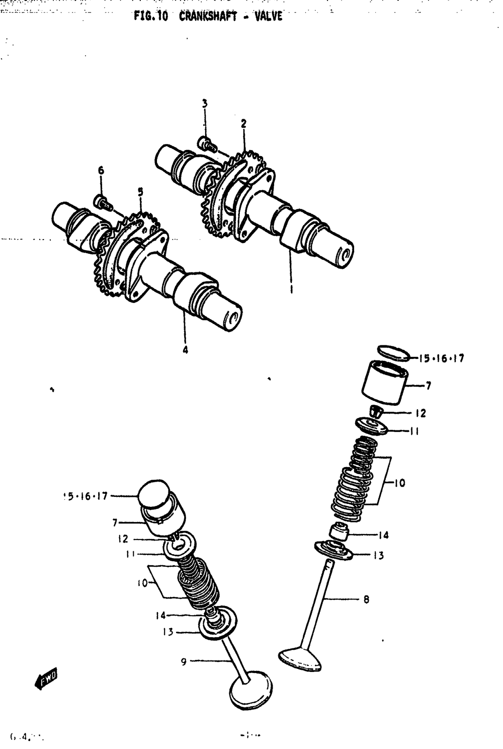 Cam shaft - valve