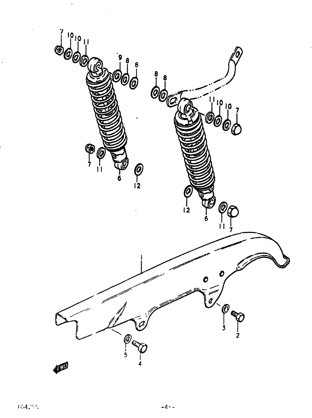 Chain case - shock absorber