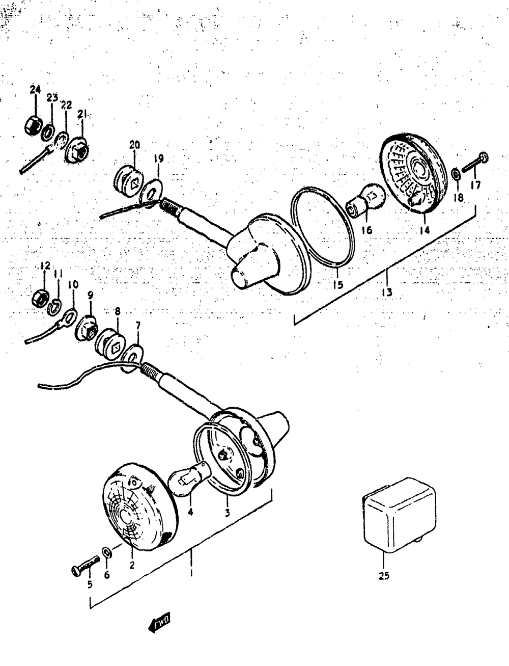 Trun signal lamp