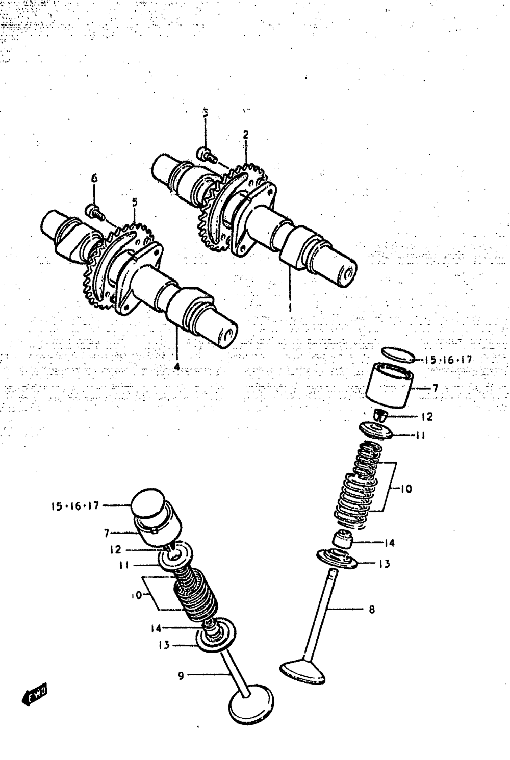 Cam shaft - valve