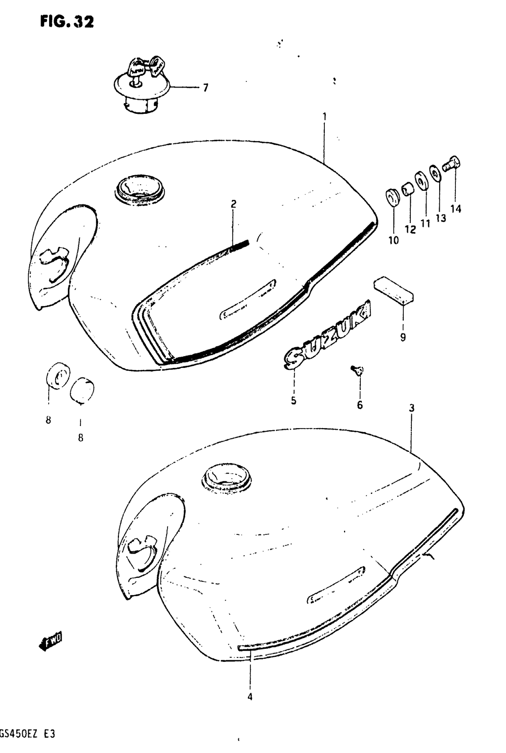 Fuel tank (model t)