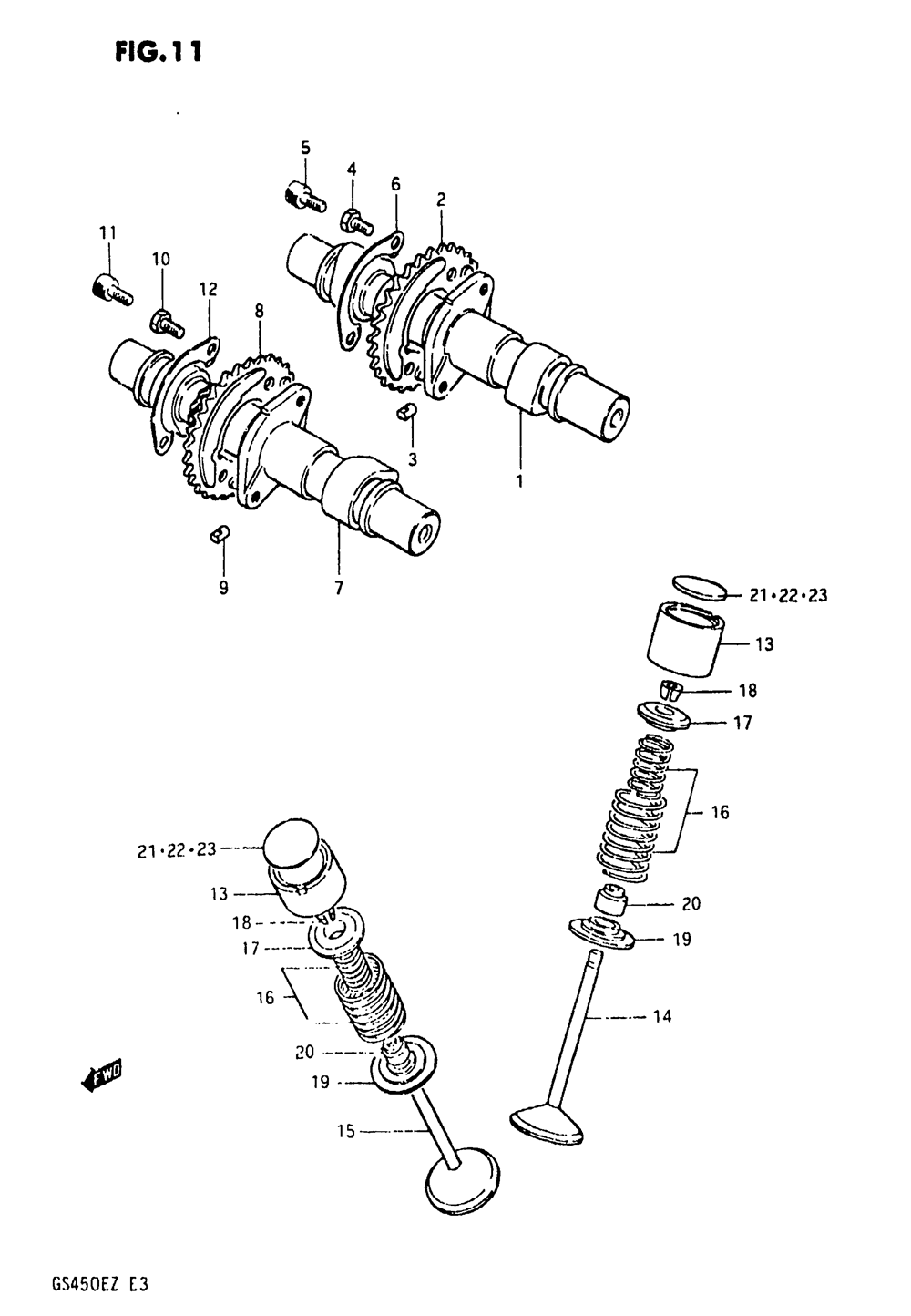 Cam shaft - valve