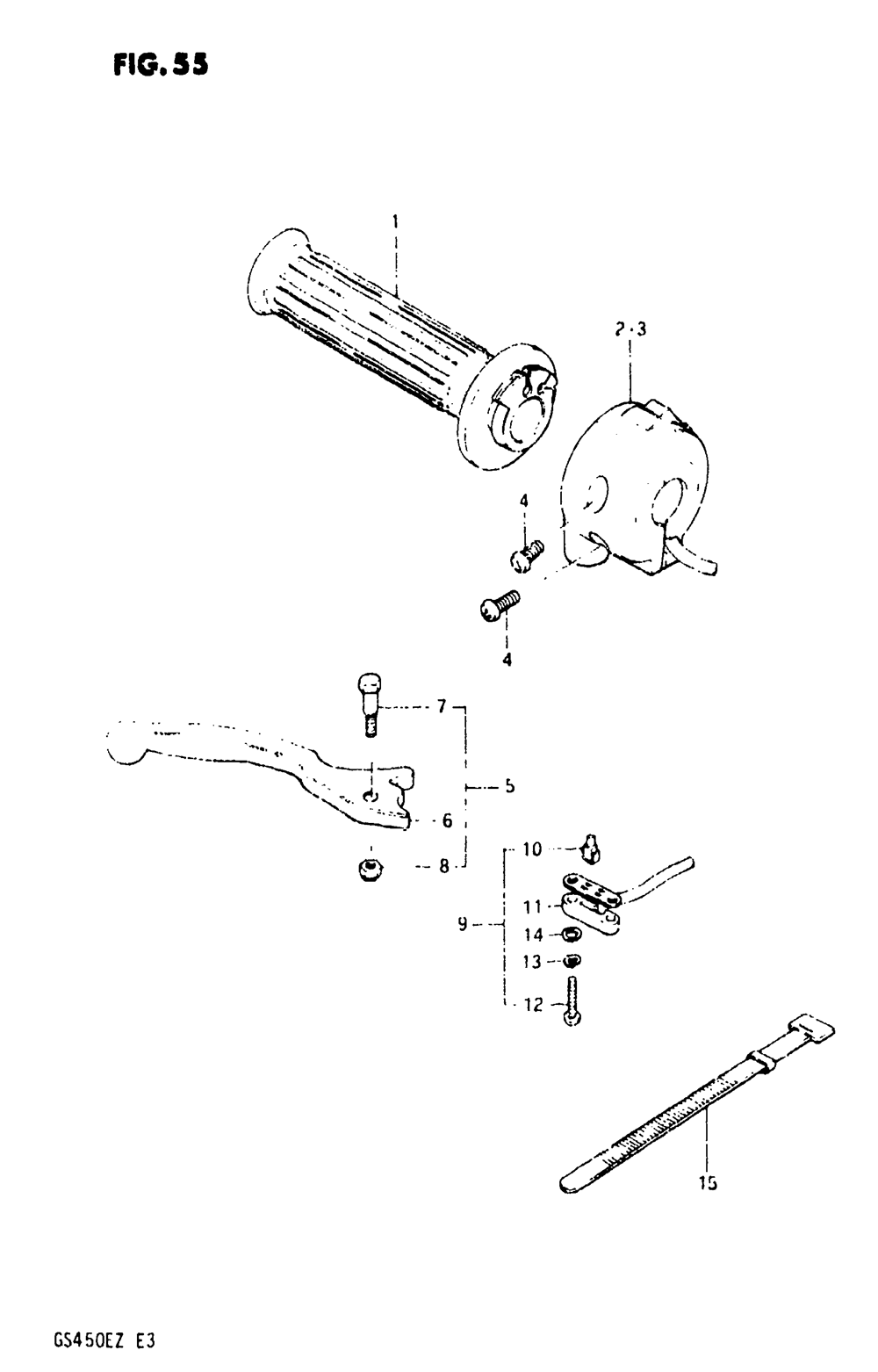 Right handle switch (gs450ez)