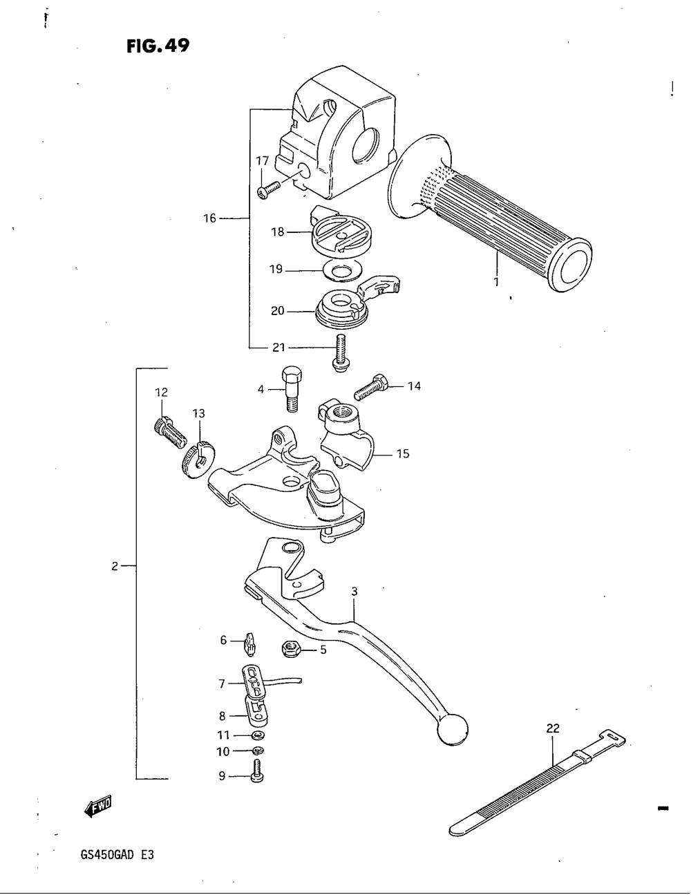 Left handle switch