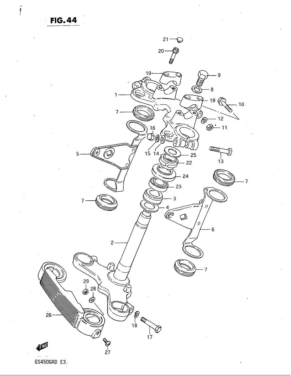 Steering stem