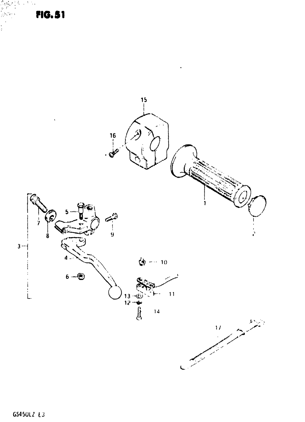 Left handle switch (model z)