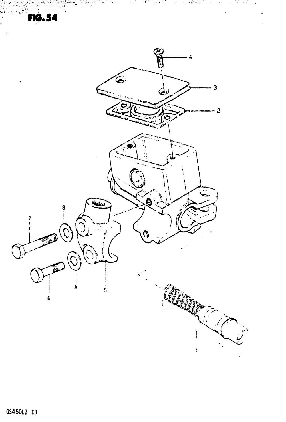 Master cylinder (model z)