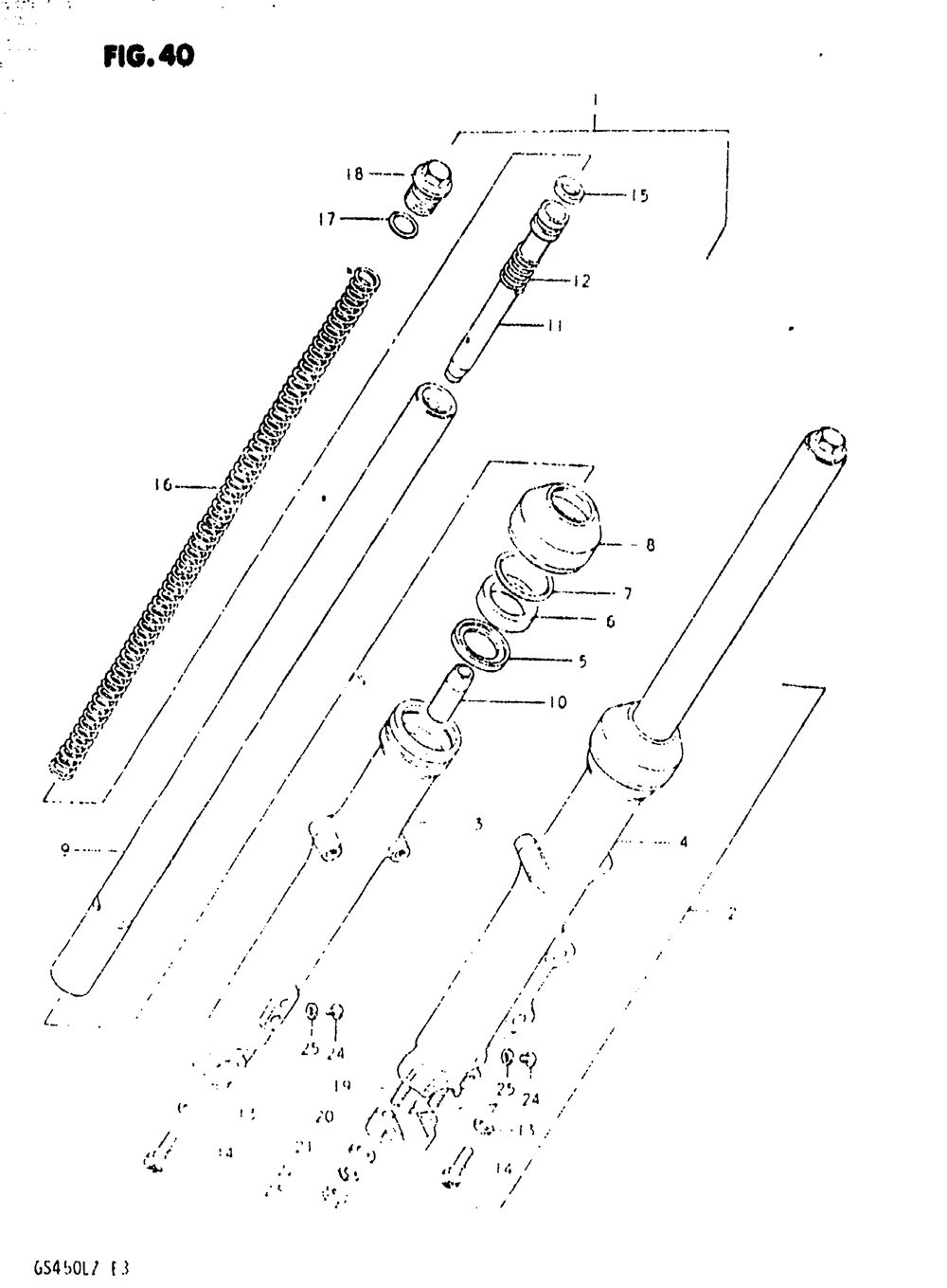 Front fork (model t