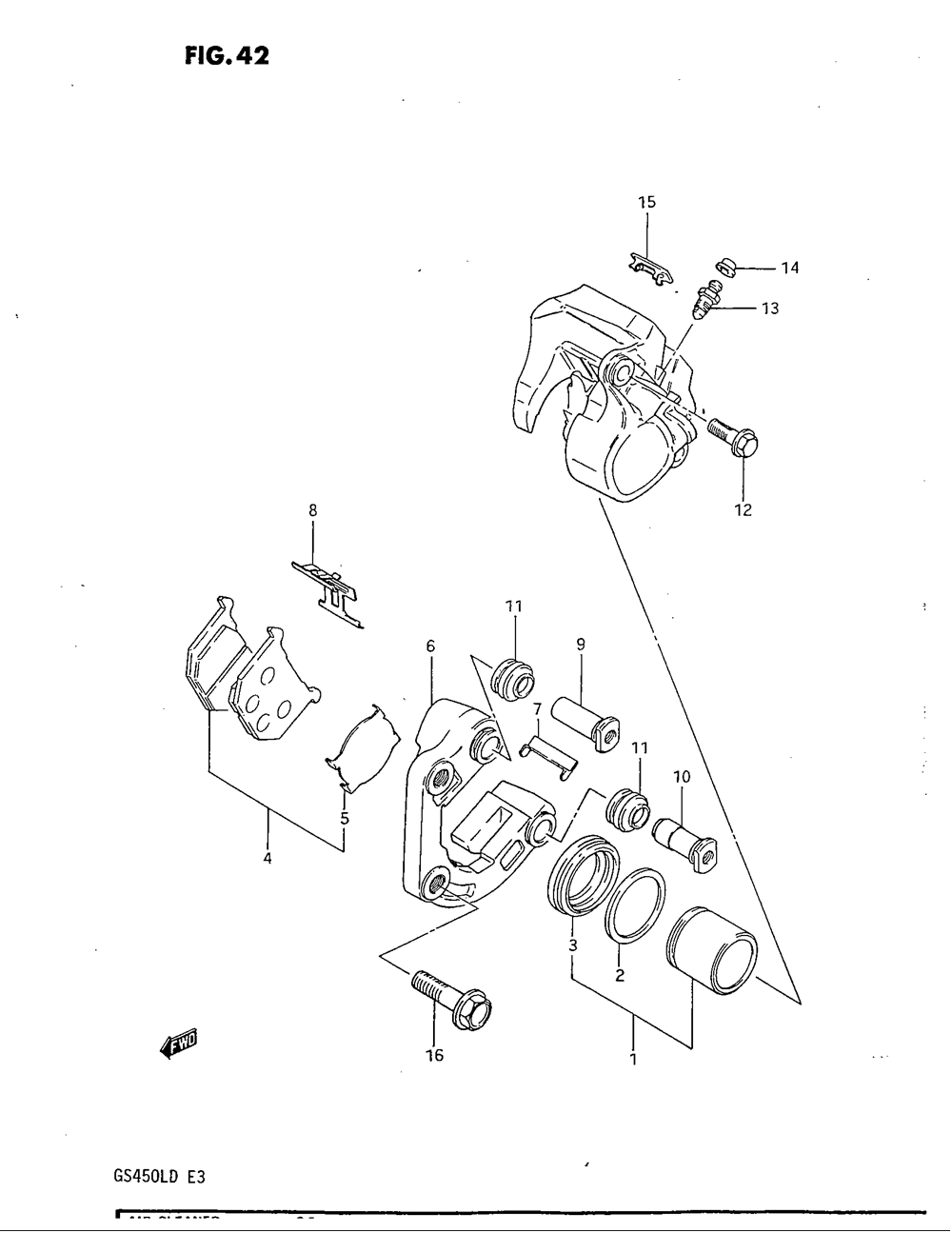 Front calipers