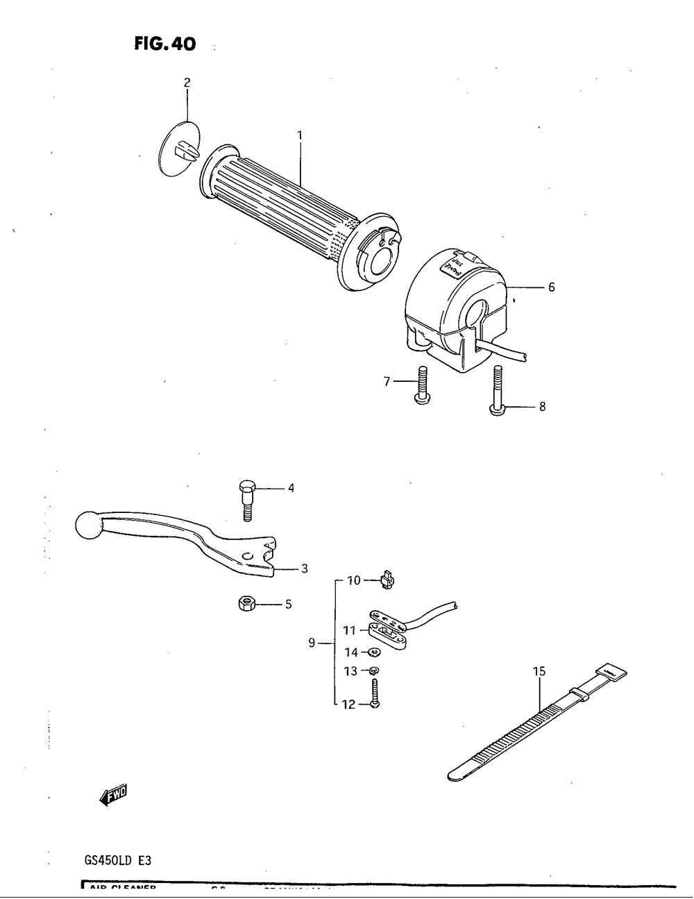 Right handle switch