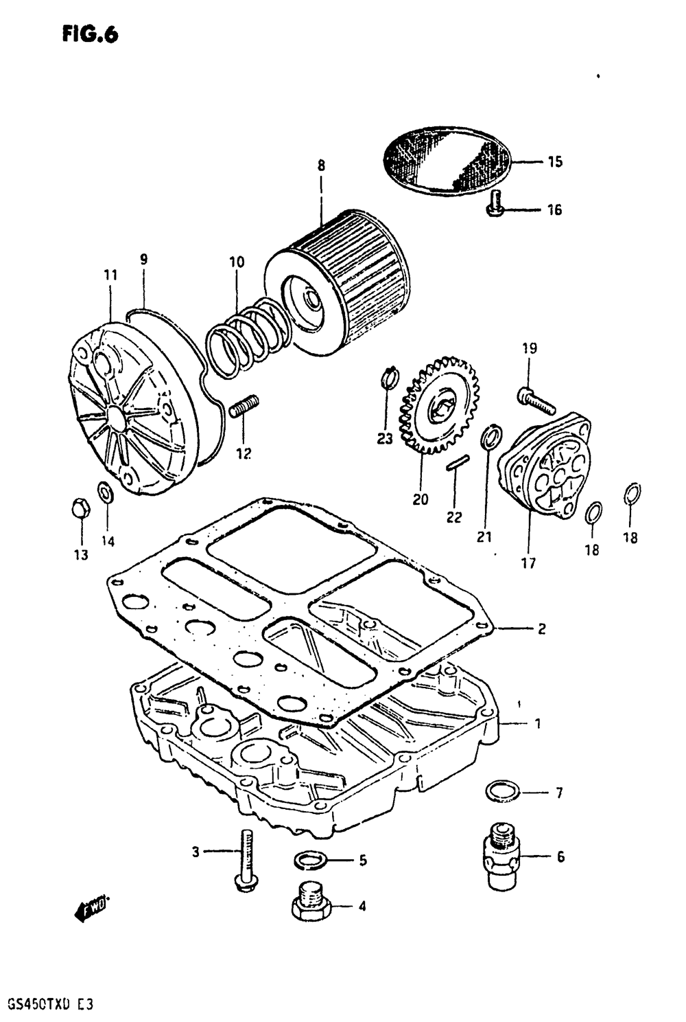 Oil filter - oil pump