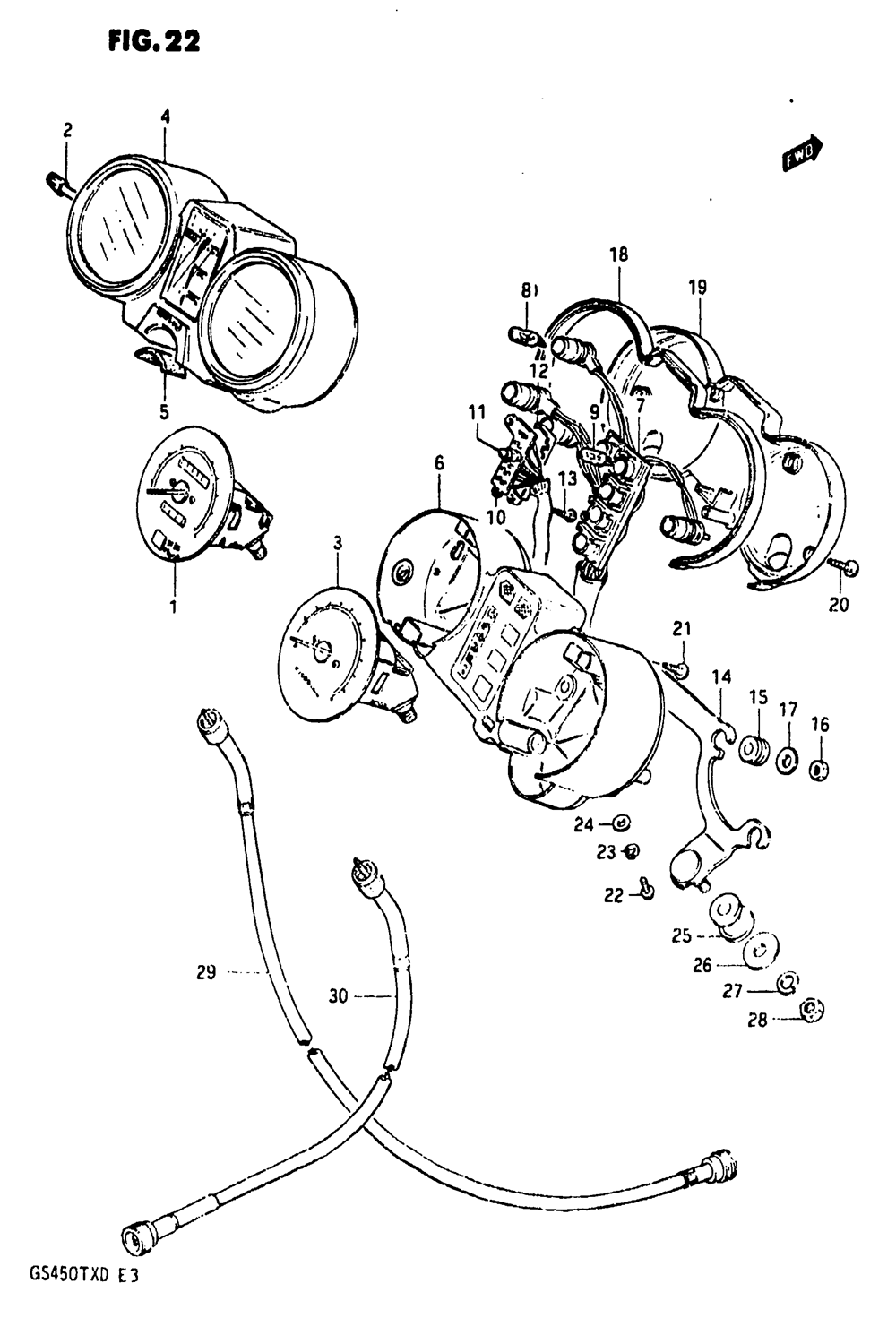 Speedometer - tachometer