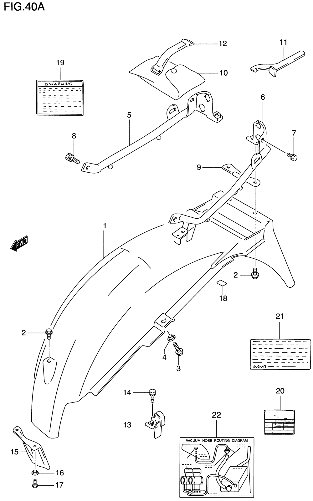 Rear fender (model y)