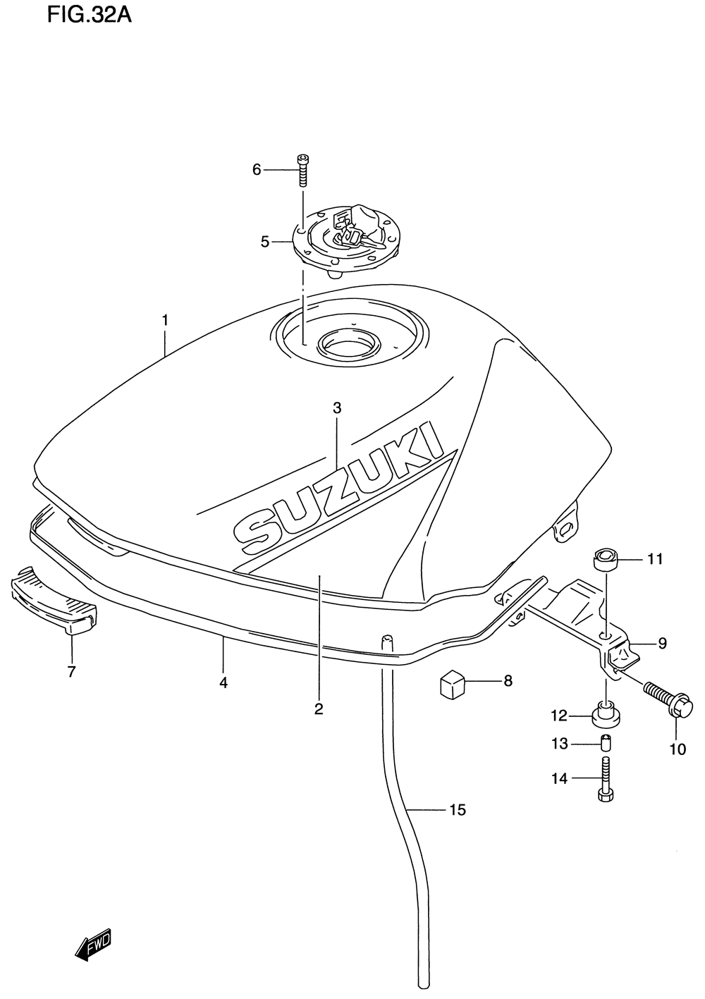 Fuel tank(model w_x)