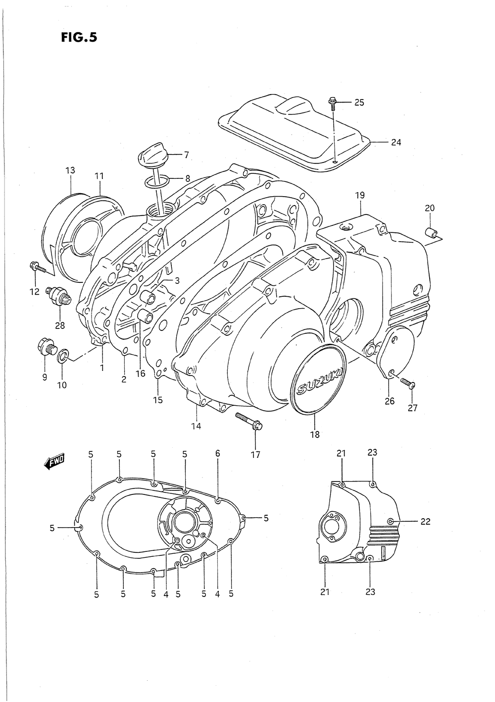 Crankcase cover