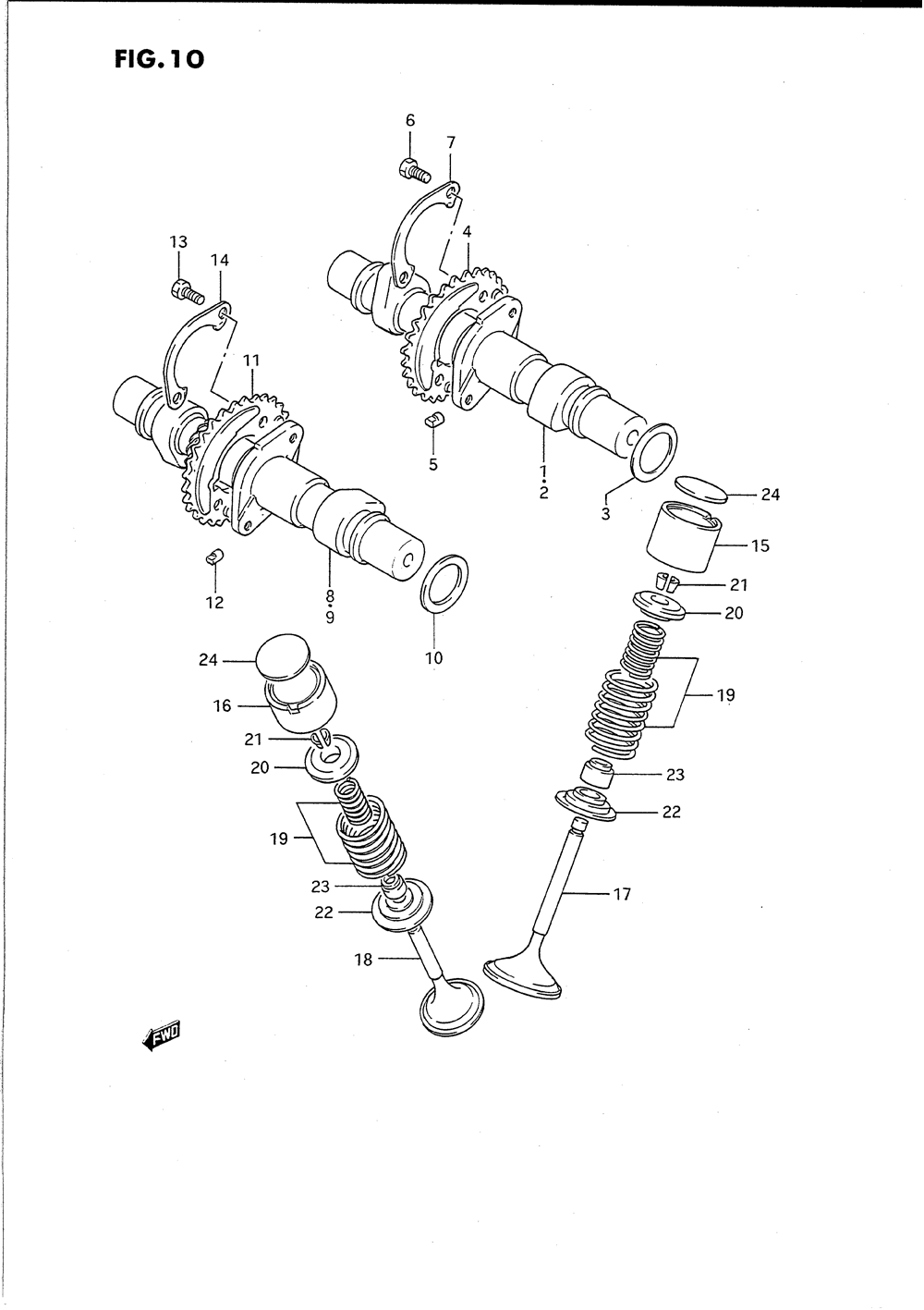 Cam shaft - valve