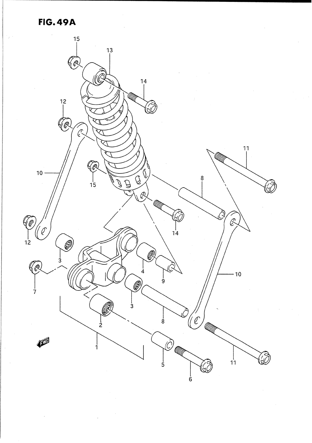 Cushion lever (model m_n_p_r_s_t)