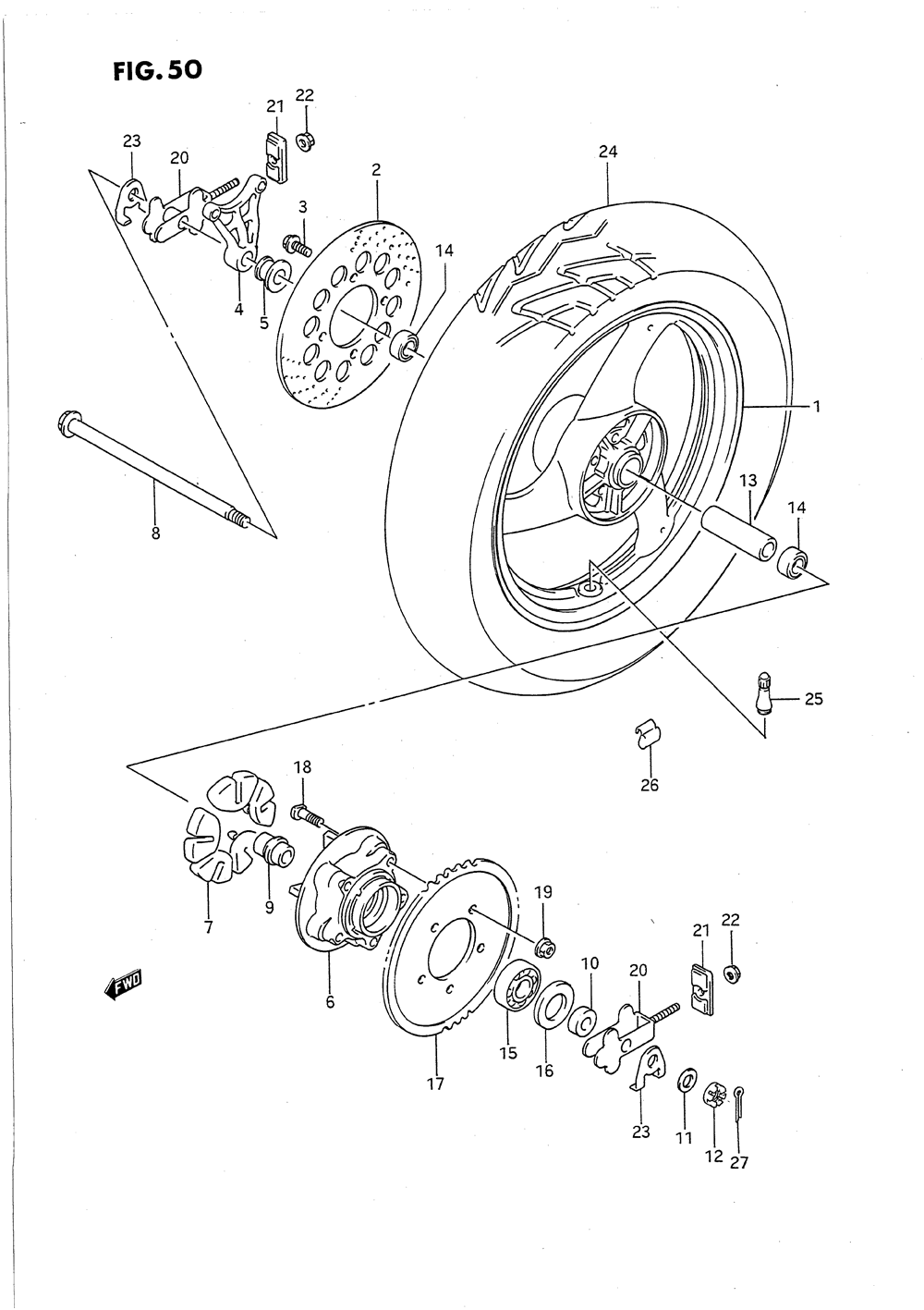 Rear wheel