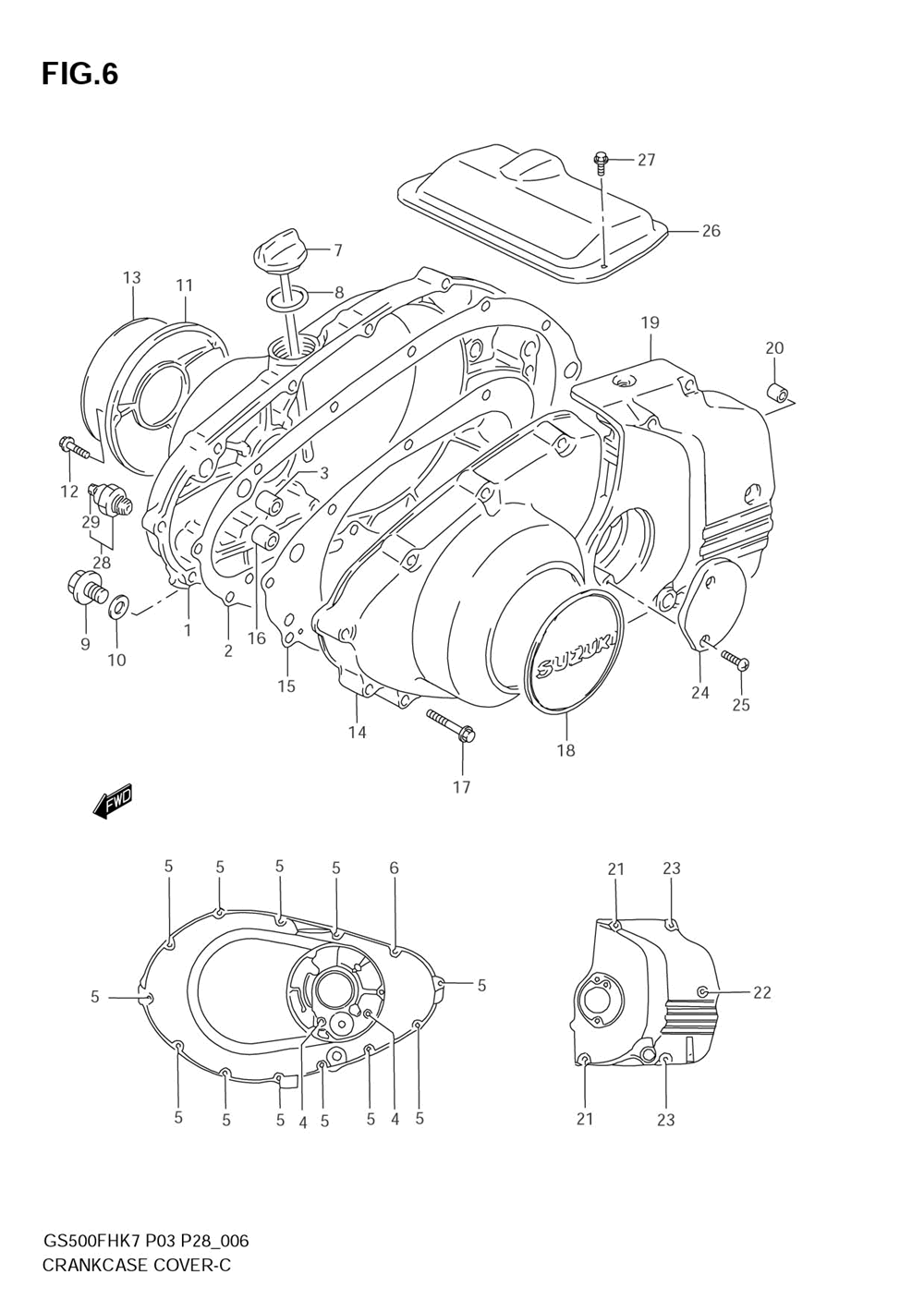 Crankcase cover