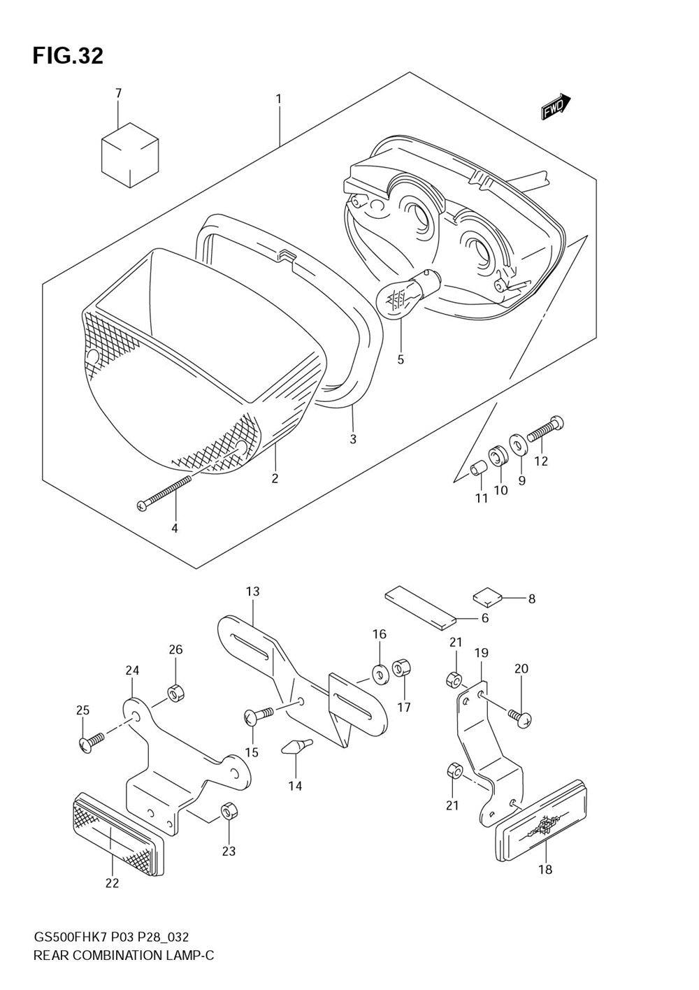 Rear combination lamp