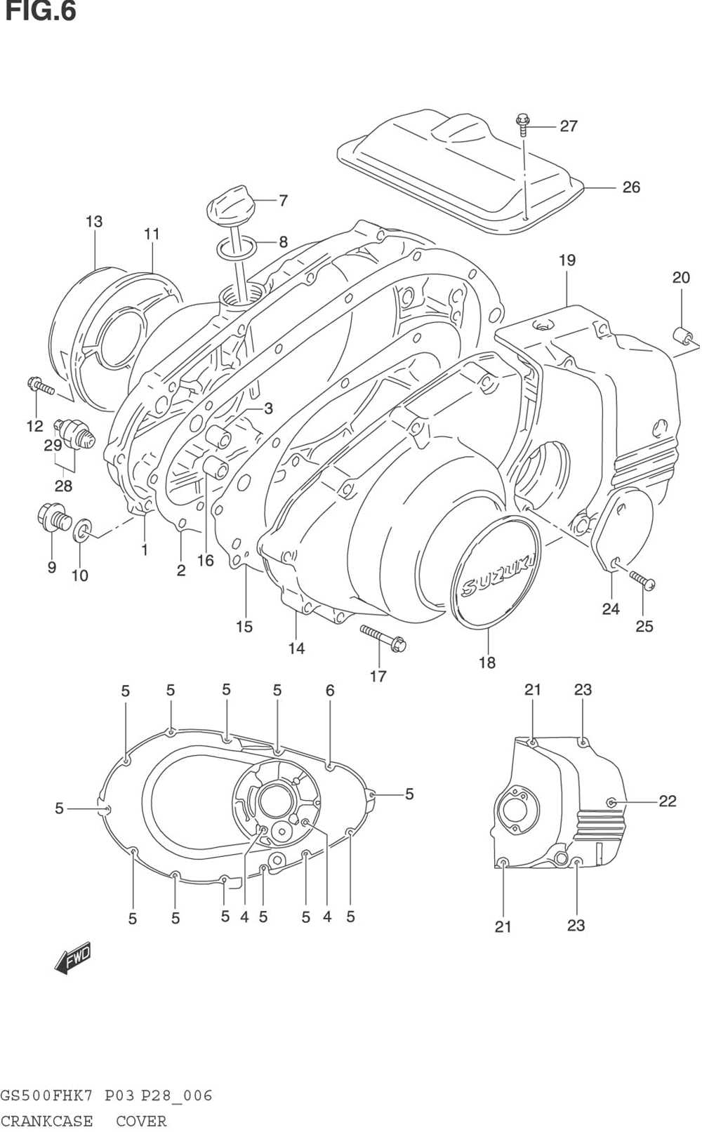 Crankcase cover