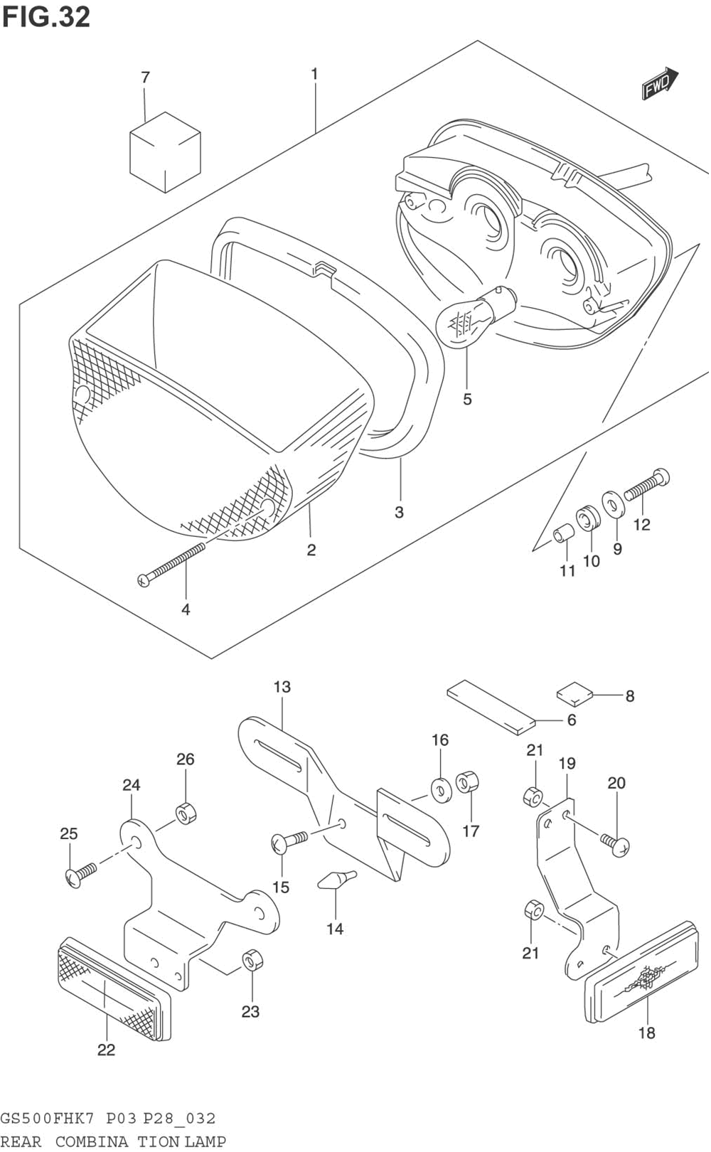 Rear combination lamp