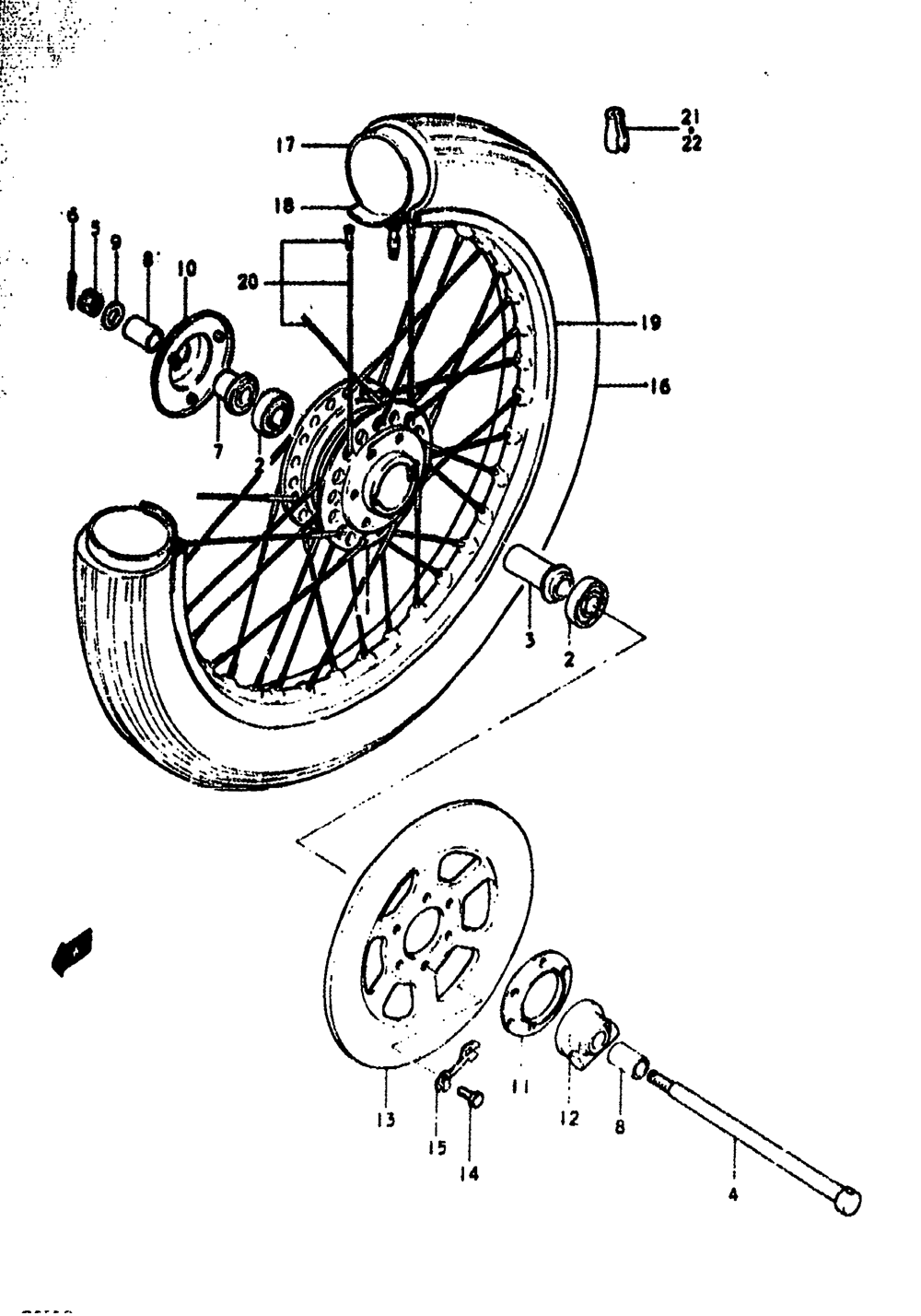 Front wheel (gs5508