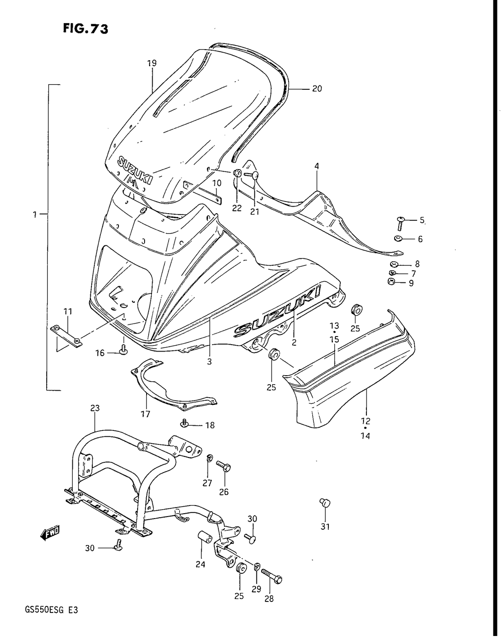 Cowling (gs550es3_ese)