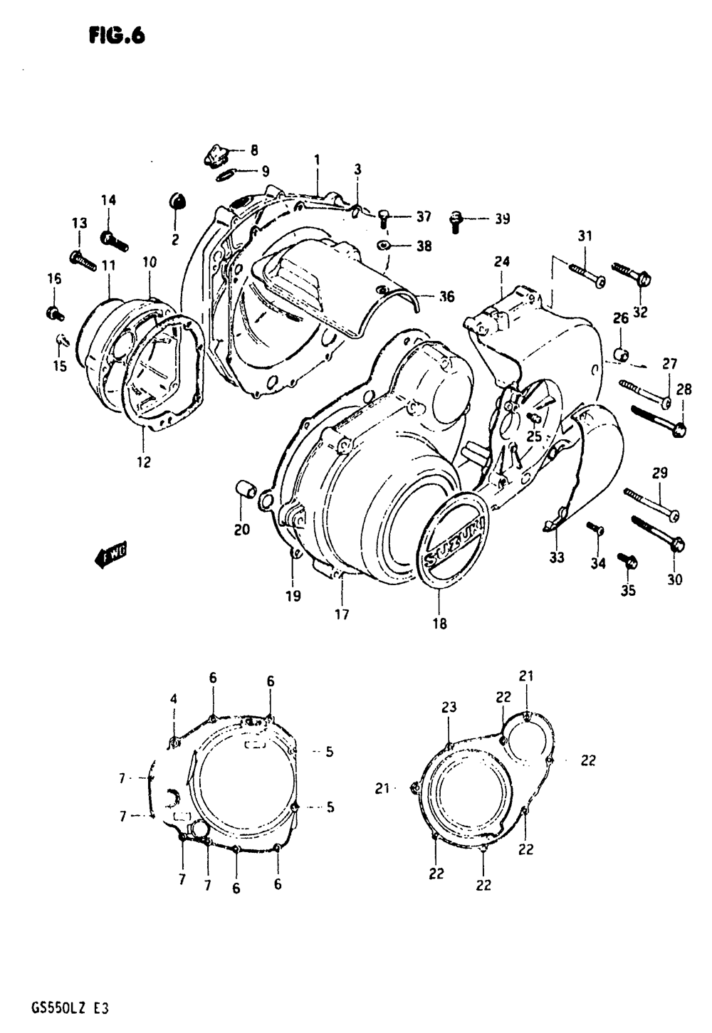 Crankcase cover