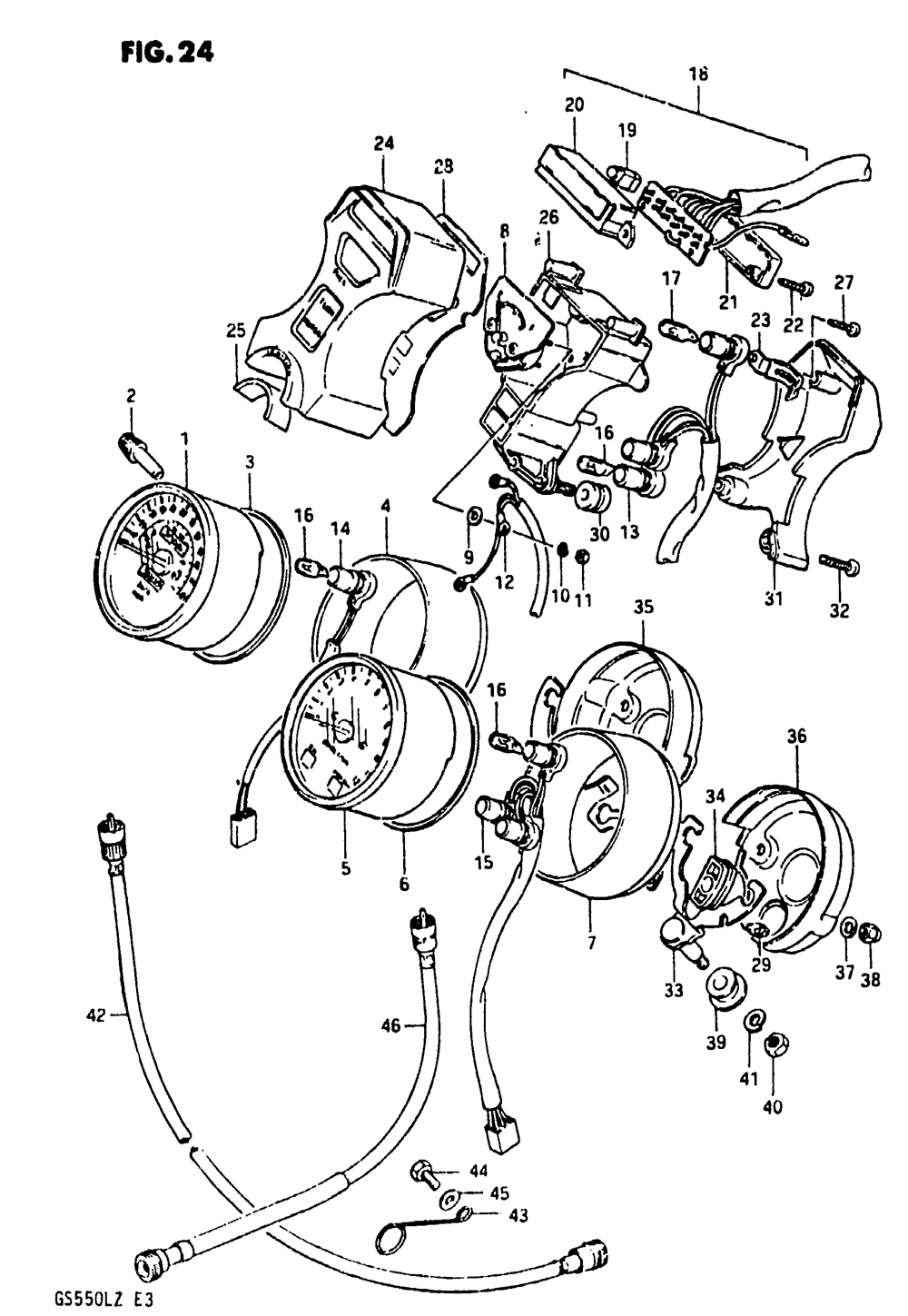 Speedometer - tachometer (model z)