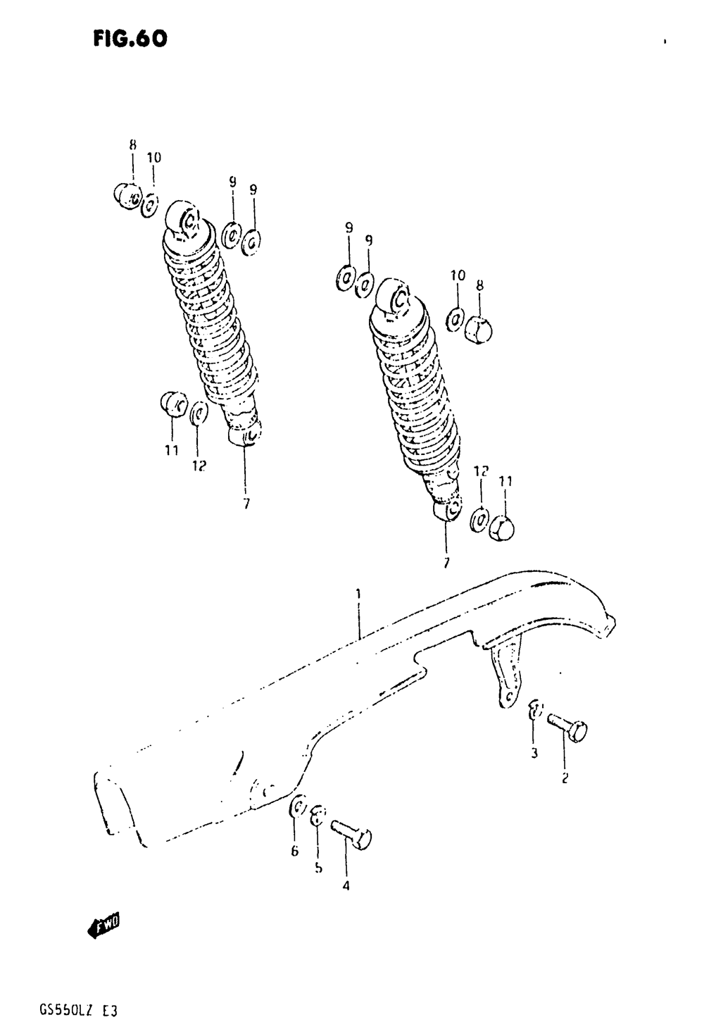 Chain case - shock absorber