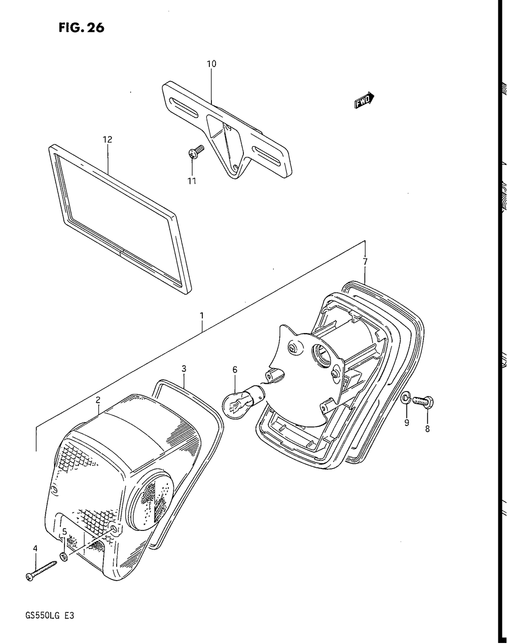 Rear combination lamp