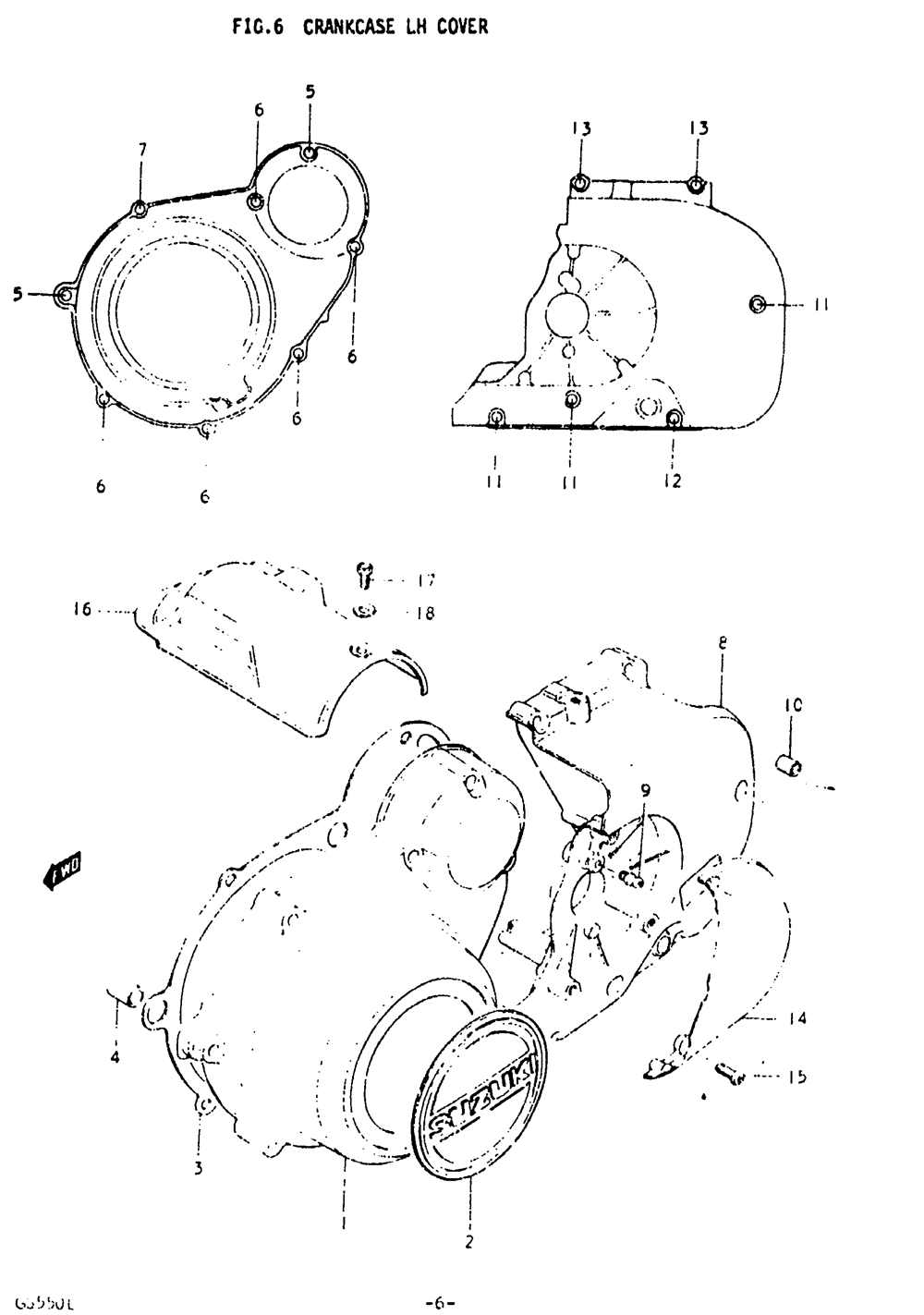 Crankcase lh cover