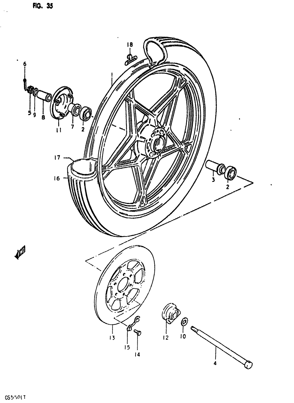 Front wheel