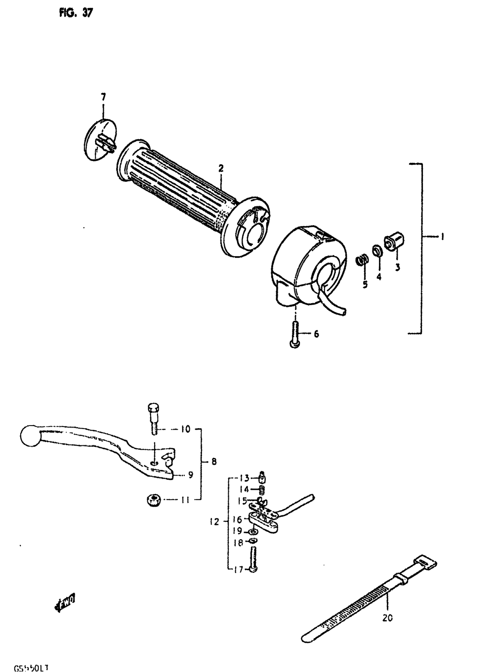 Right handle switch