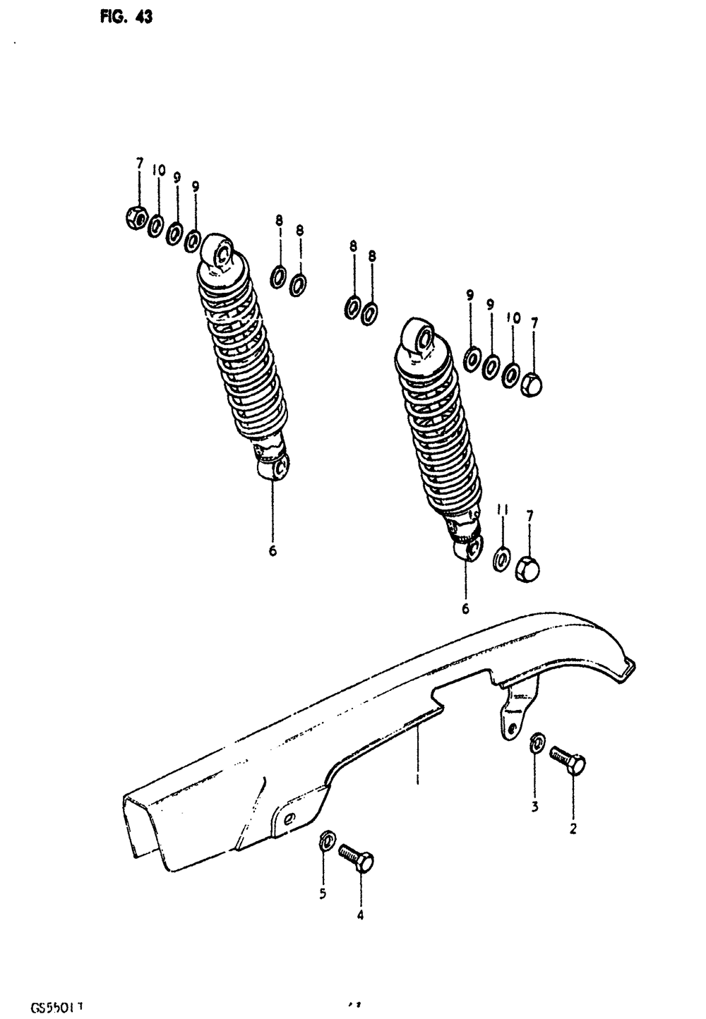 Chain case - shock absorber